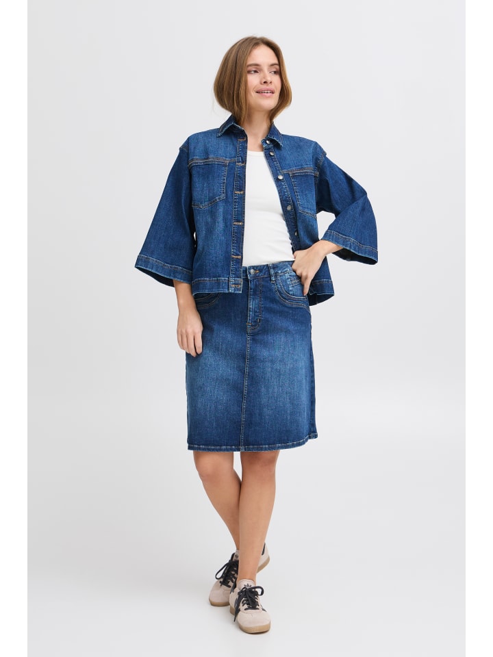Jeansjacke PZKATJA Casual fit in Dark Blue Denim