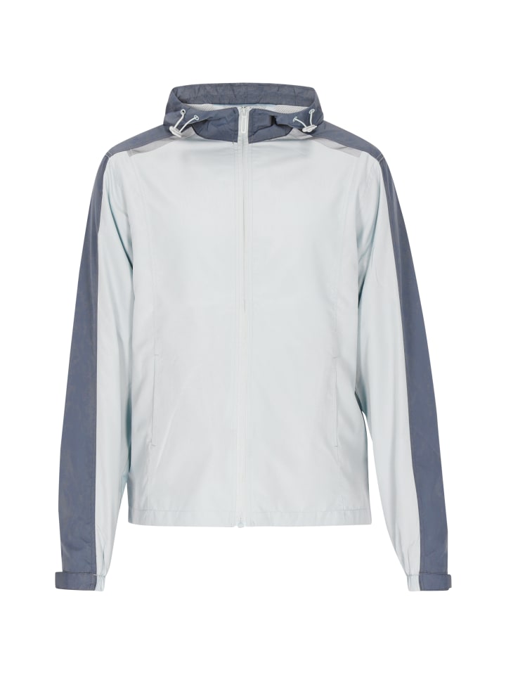 Herren Jacke in Blasses Türkis Grau