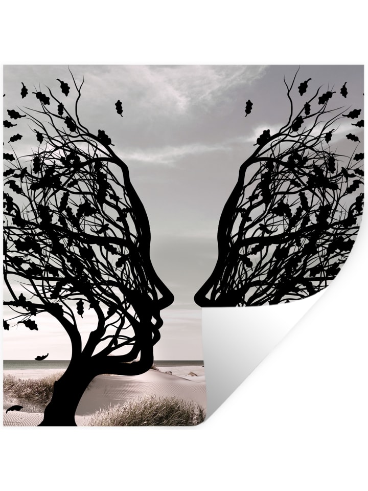 Wandtattoo Gesichtsbaum