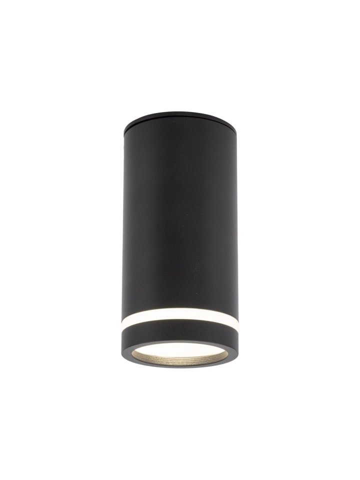 Deckenlampe Ø 5.5 x (H)11 cm in Schwarz