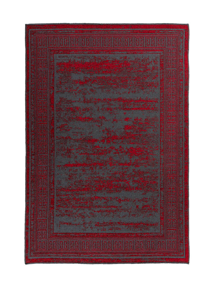 Flachgewebe Teppich Klara 325 in Rot