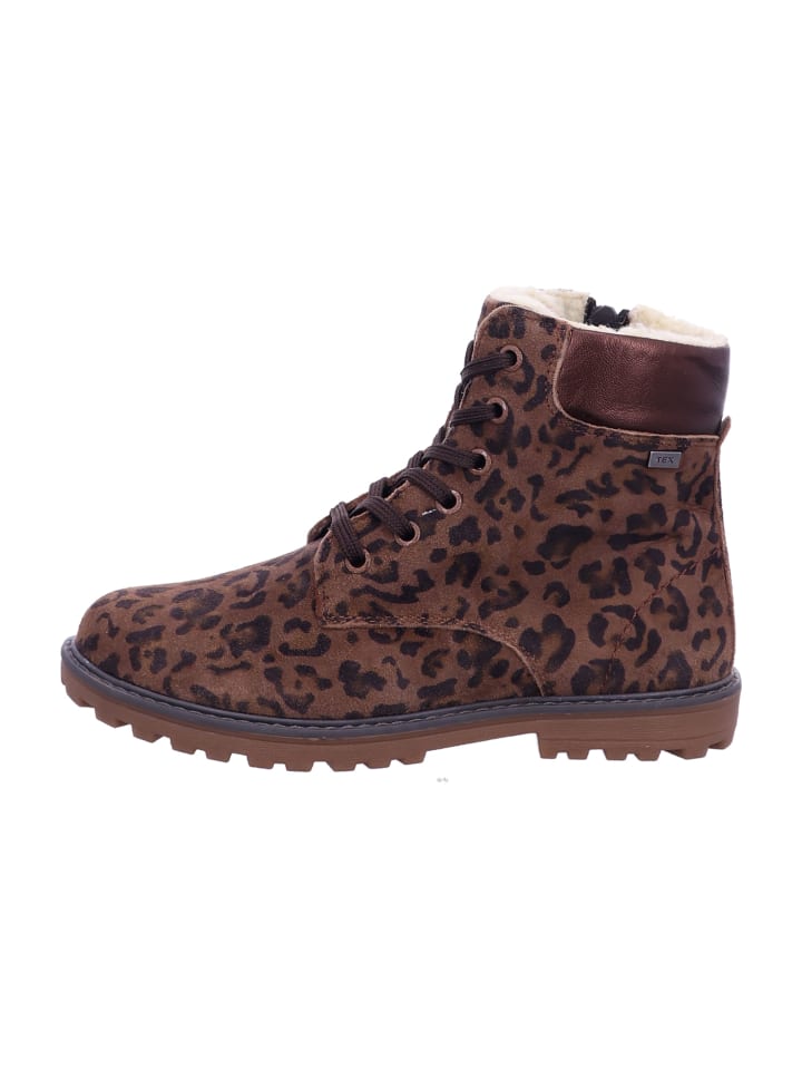 Schnürstiefel in Braun