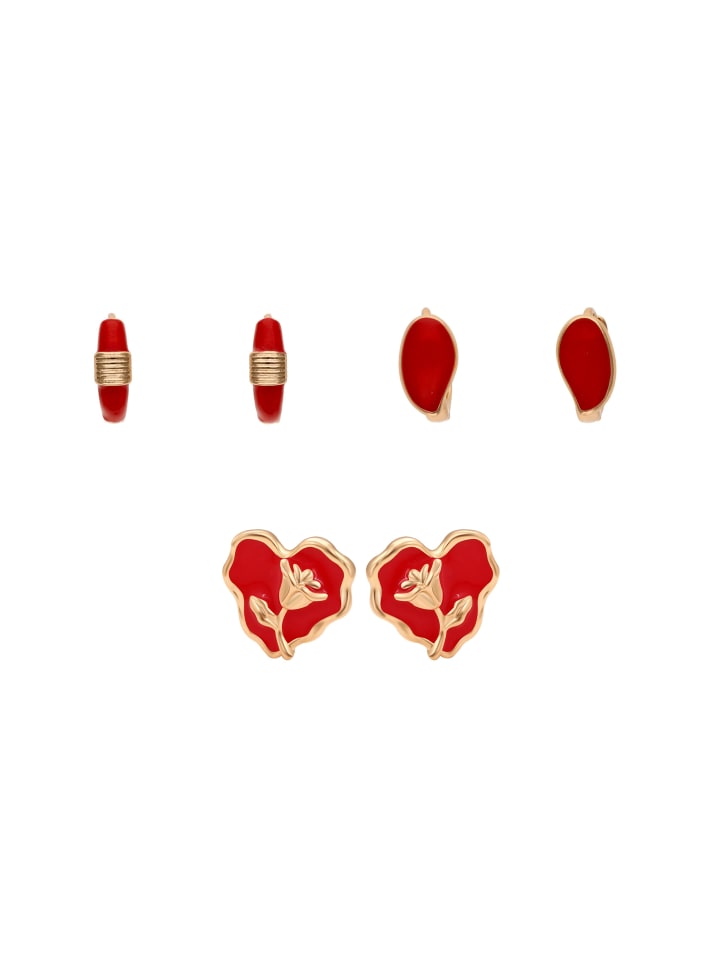 Women Earrings Set in gold