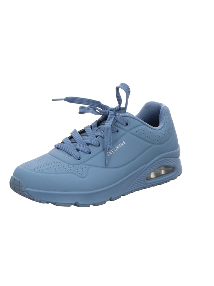 Schnürschuh in blau