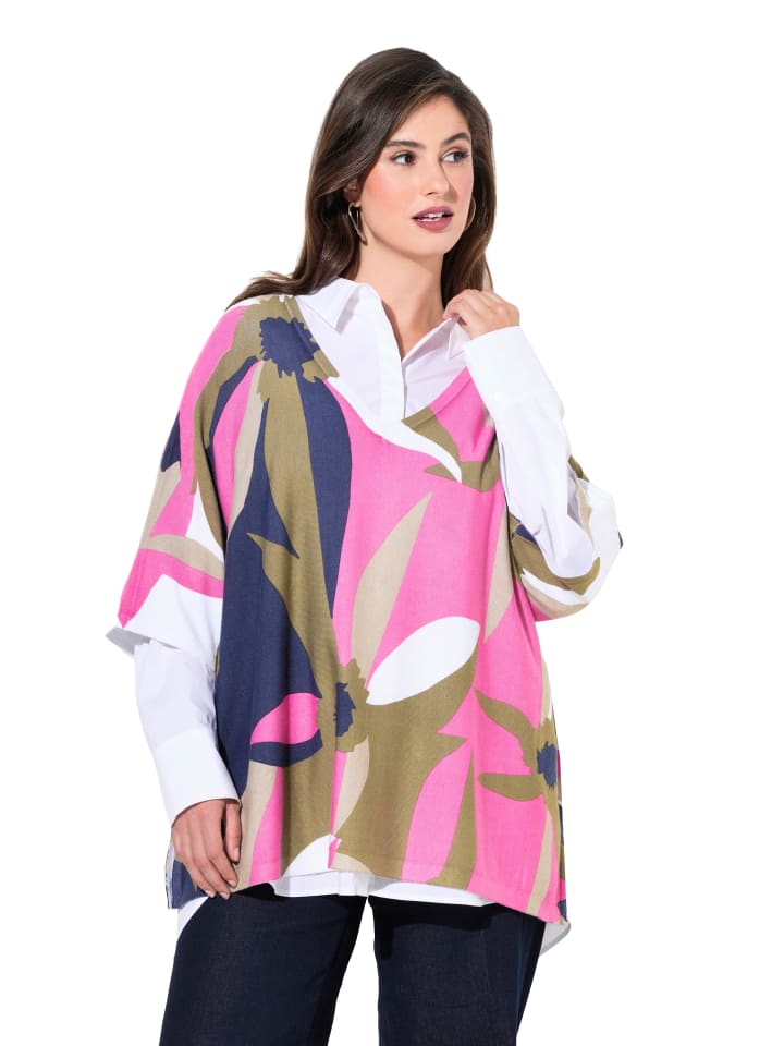 Pullover in olivgrün