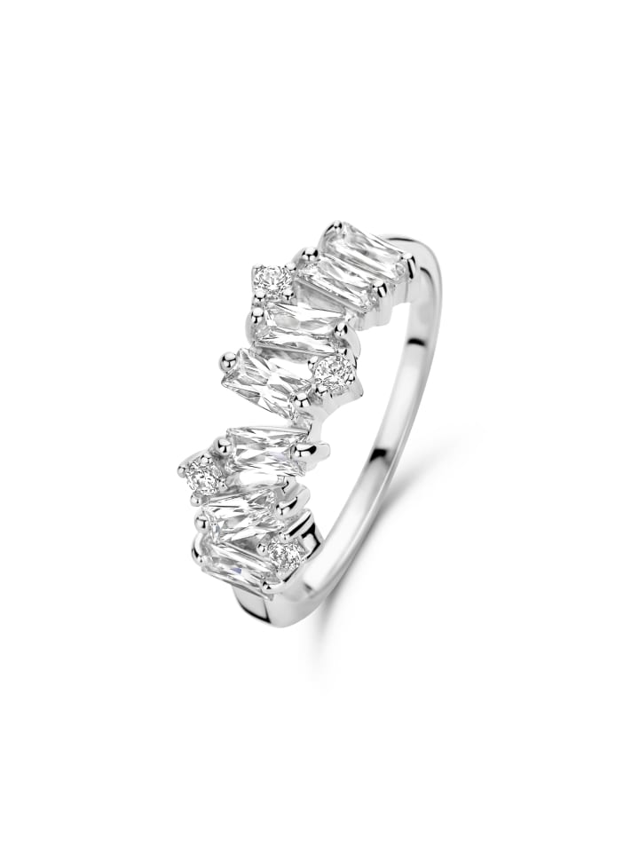 Silber-Ring Santa maria "della base" mit Zirkonia