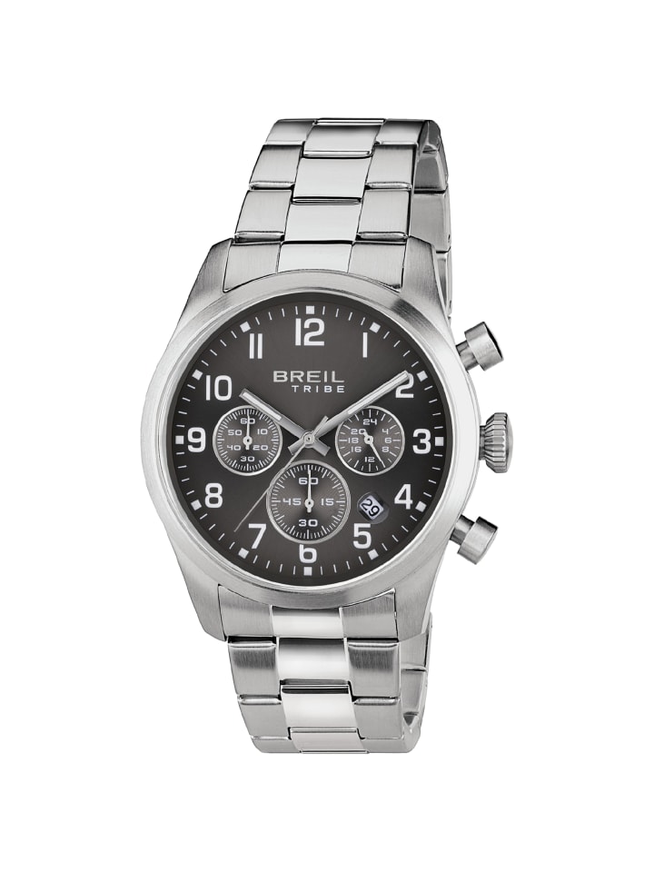 Chronouhr classic elegance grau