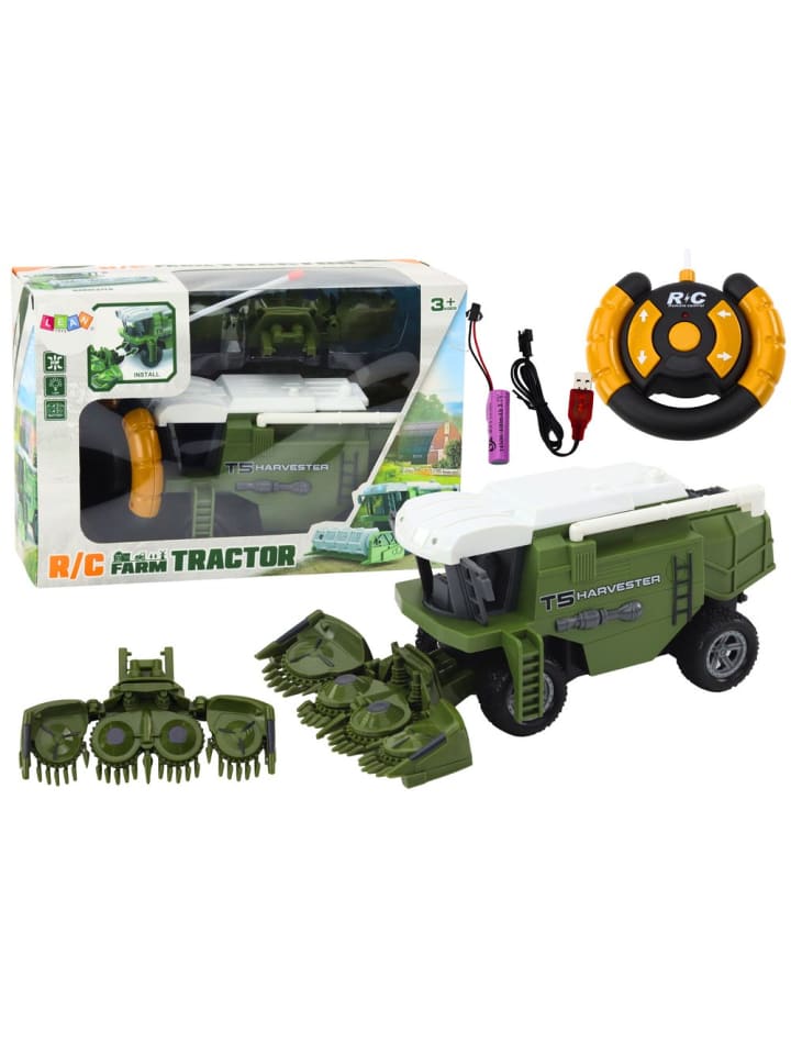RC Landwirtschaftlicher Mähdrescher Ferngesteuerte Landmaschine Grün
