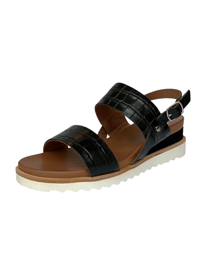 Komfort Sandalen in Schwarz