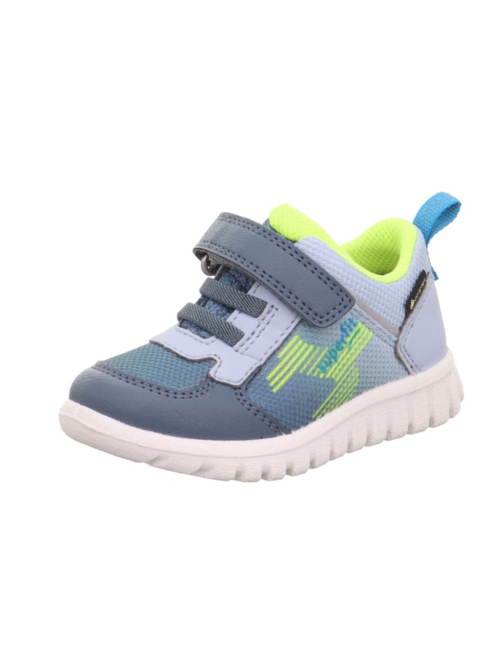 Sneaker High SPORT7 MINI in Blau/Gelb