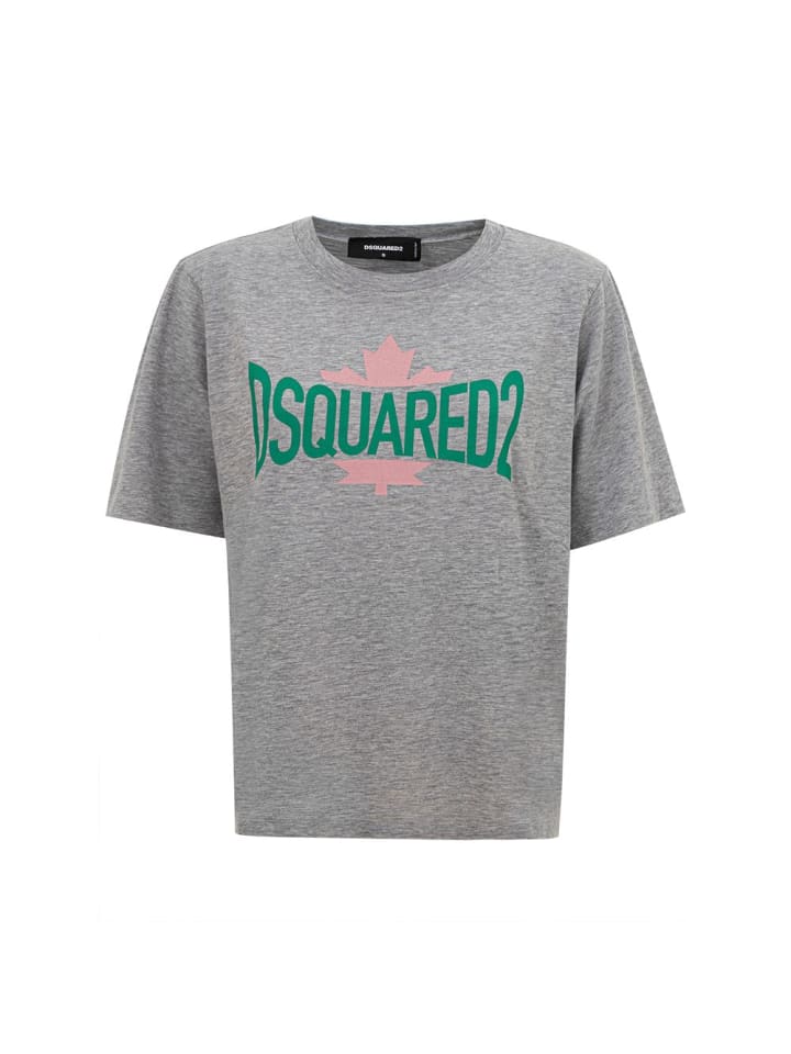 Grau Baumwolle T-Shirt