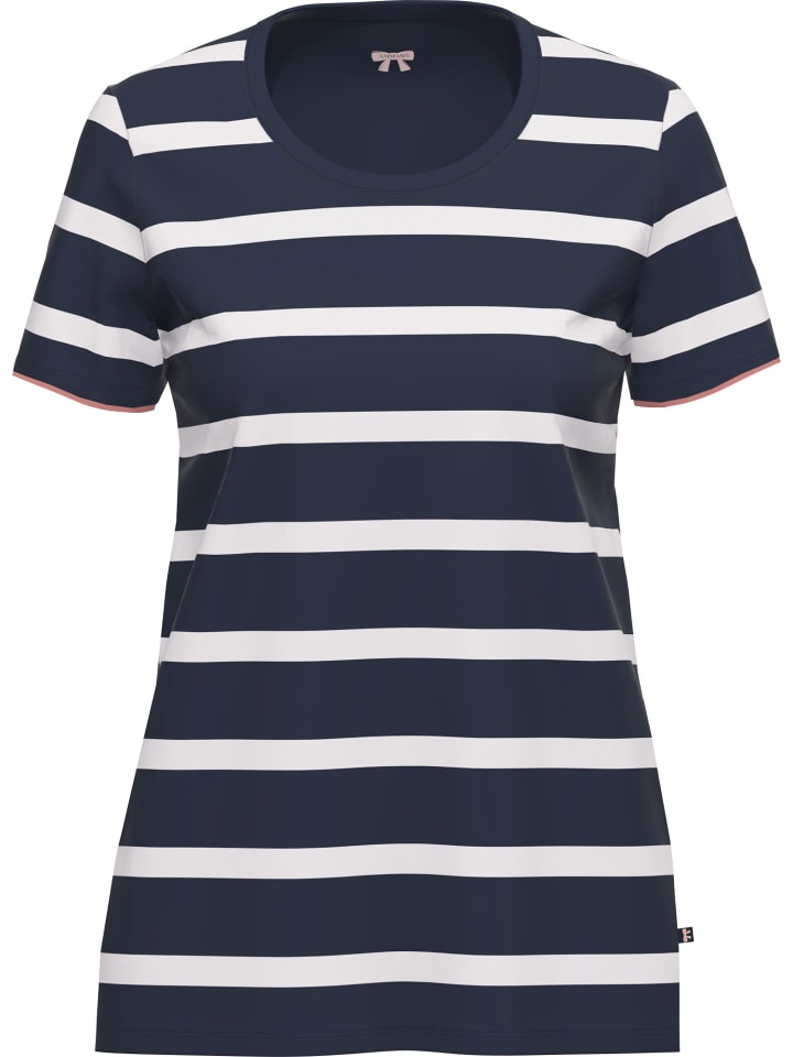 Single-Jersey Bio T-Shirt Ringel in marine