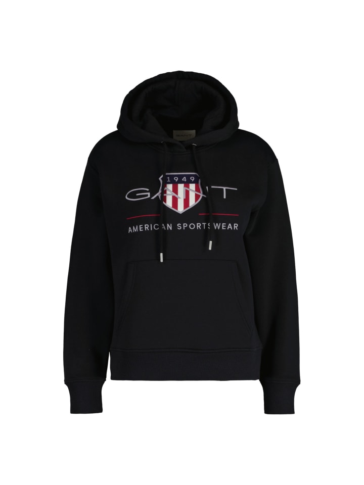 Sweatshirt in Schwarz
