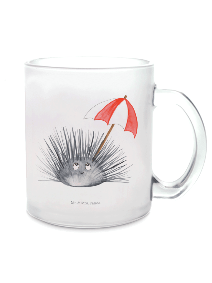 Becher Seeigel ohne Spruch in Transparent