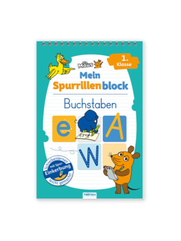 Buch - TRÖTSCH - Die Maus Mein Spurrillenblock Buchstaben Übungsbuch