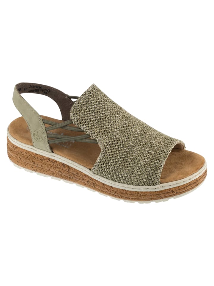 Rieker Sandals 62741 in Silber