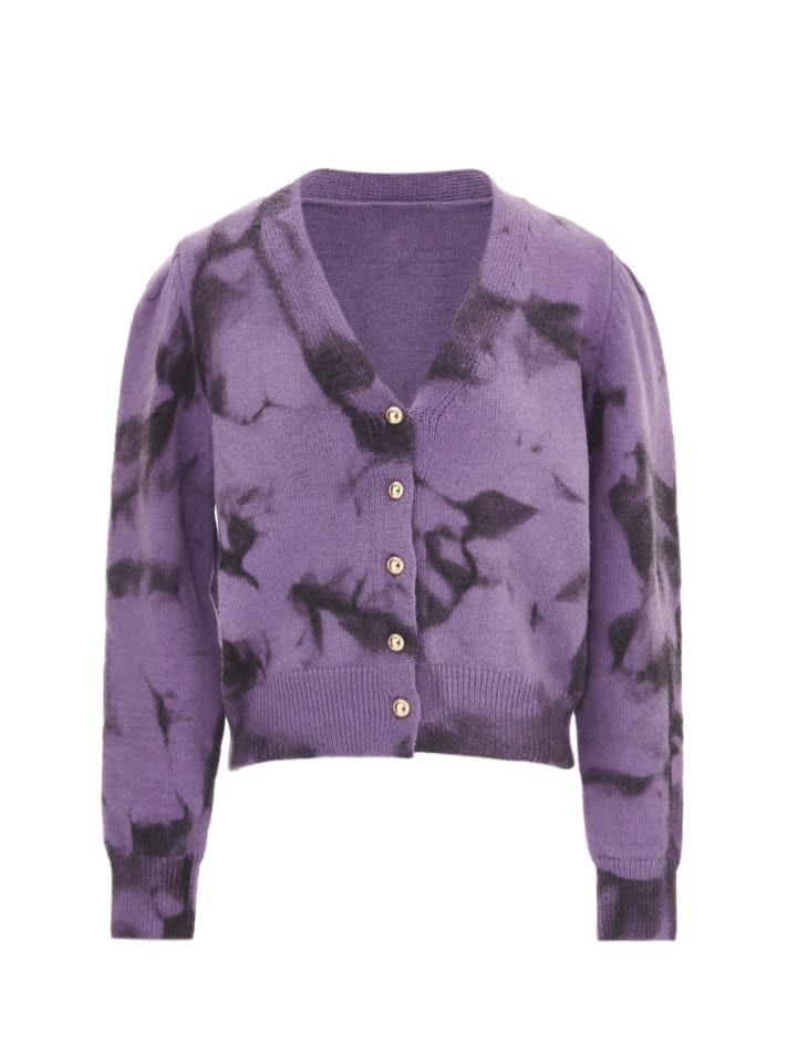 Damen Strickjacke in Flieder