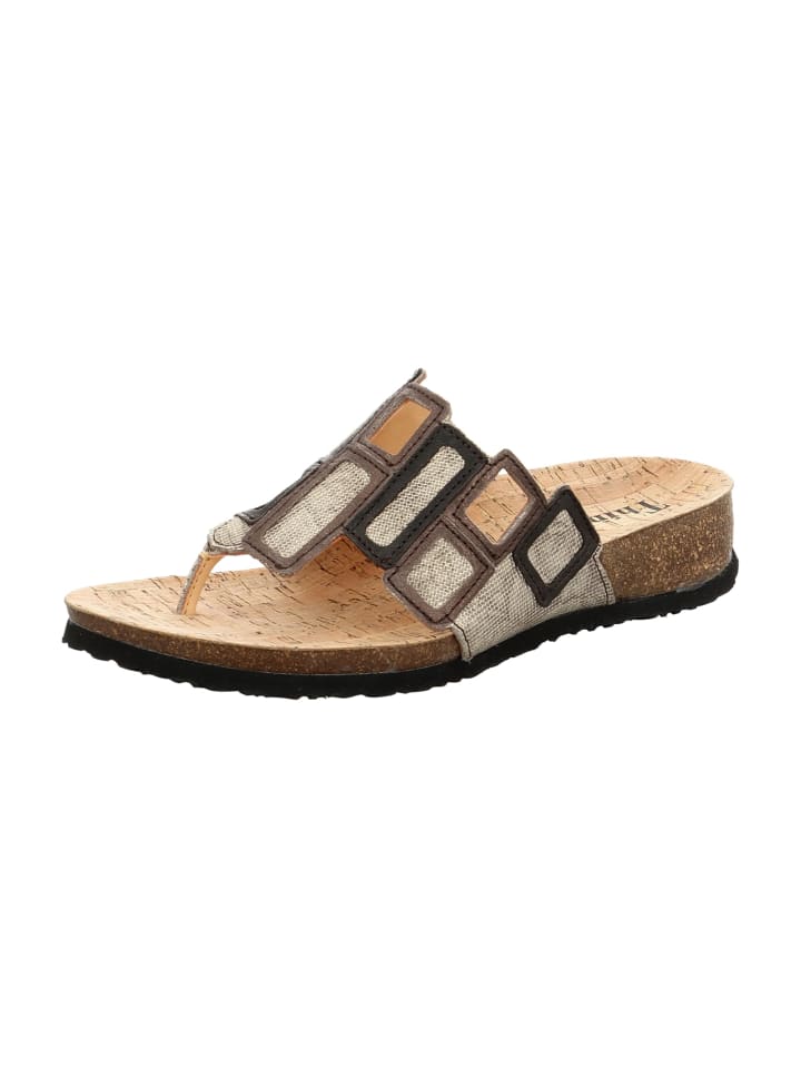 Zehentrenner in Beige