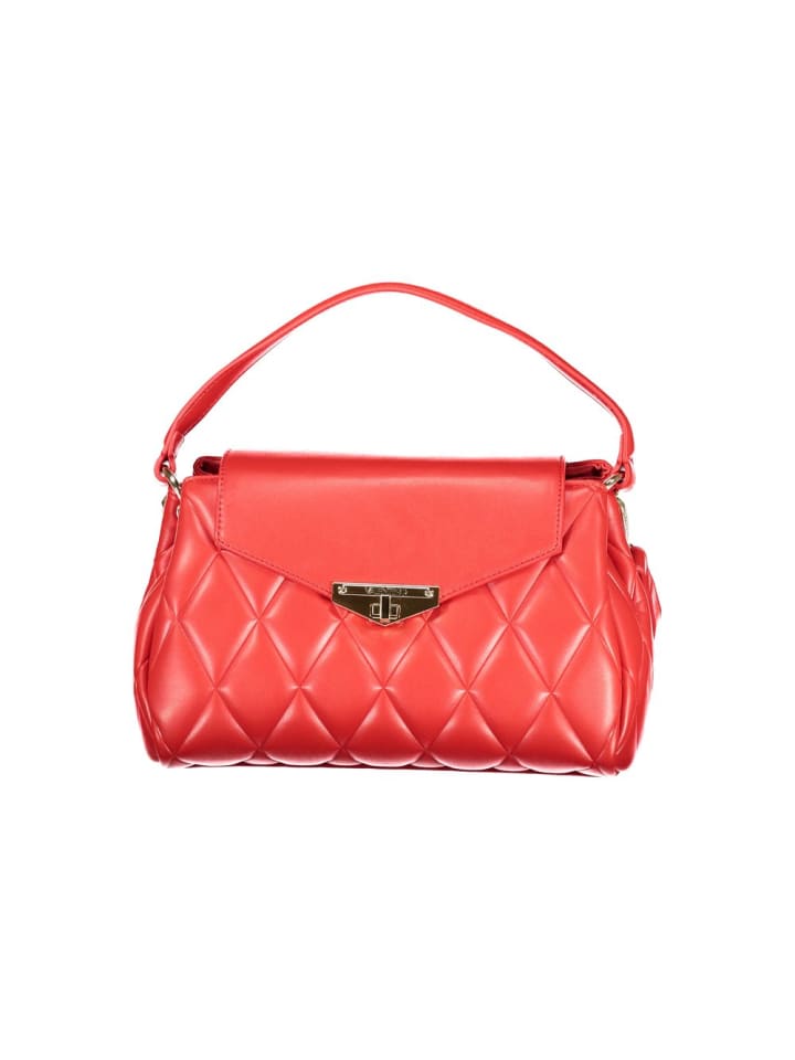 Rot Polyurethan Damen Tasche mit verstellbar Schulter Riemen