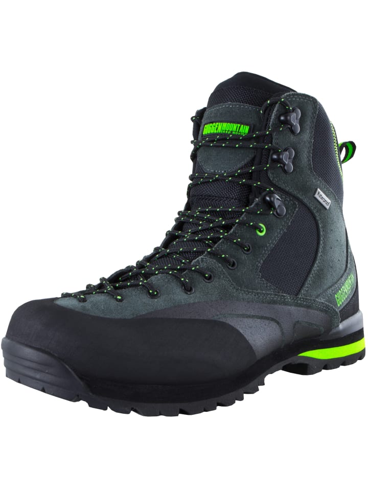 Wanderstiefel in Schwarz-Grün