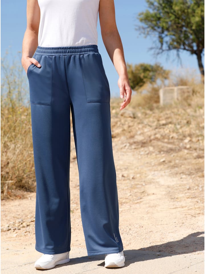 Freizeithose in jeansblau