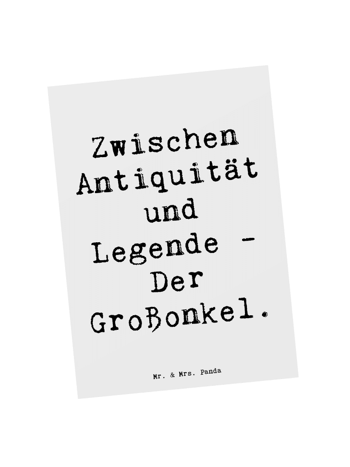Postkarte Zwischen Antiquität und Legende - Der... in Weiß