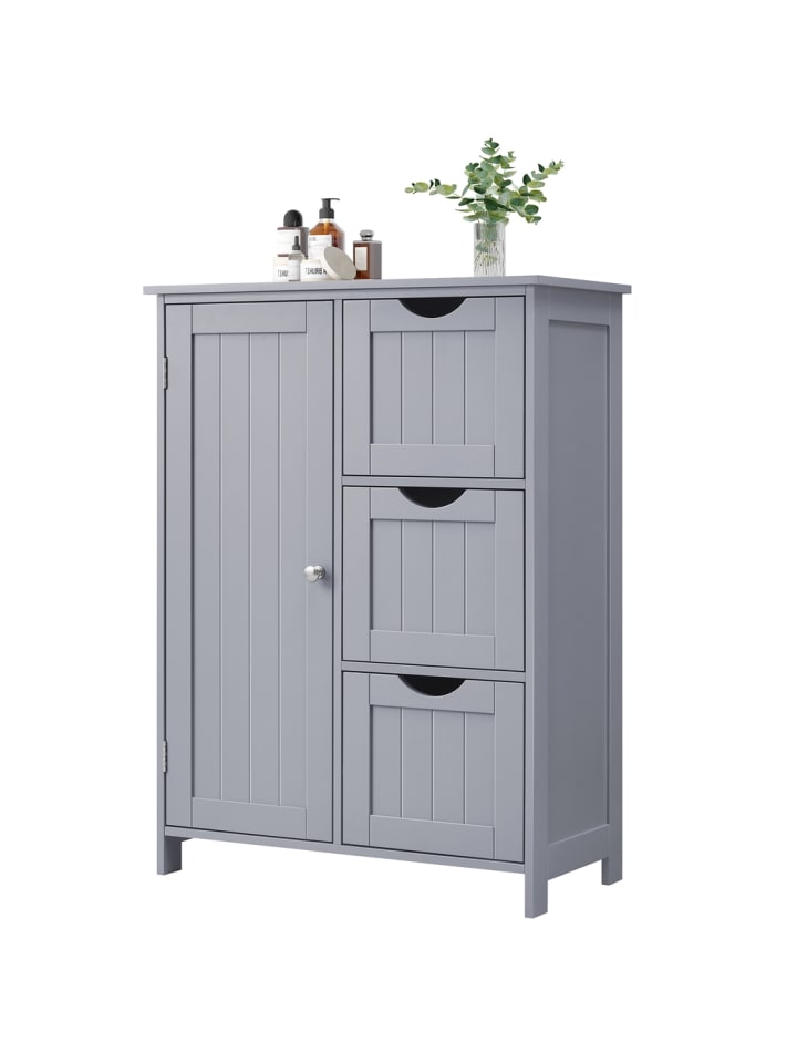 Badezimmerschrank in Grau - (B)60 x (H)81 x (T)30 cm