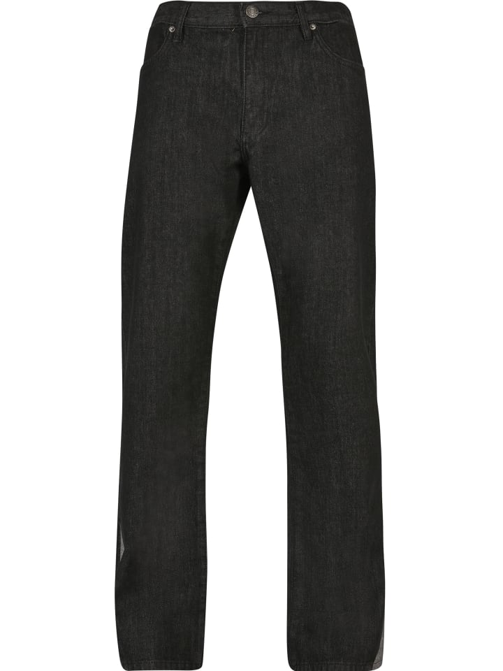 Straight Fit in black washed