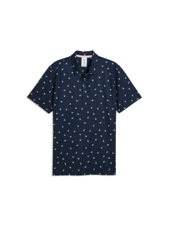 Polo "Puma X AP Cloudspun Lemon Polo" in Blau