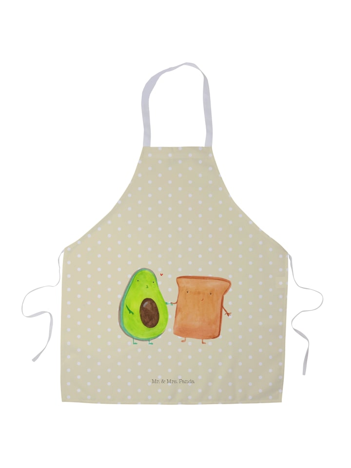 Schürze Avocado Toast ohne Spruch in Gelb Pastell
