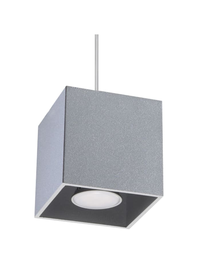 Hängeleuchte GEO in Grau (H)110cm ø10cm
