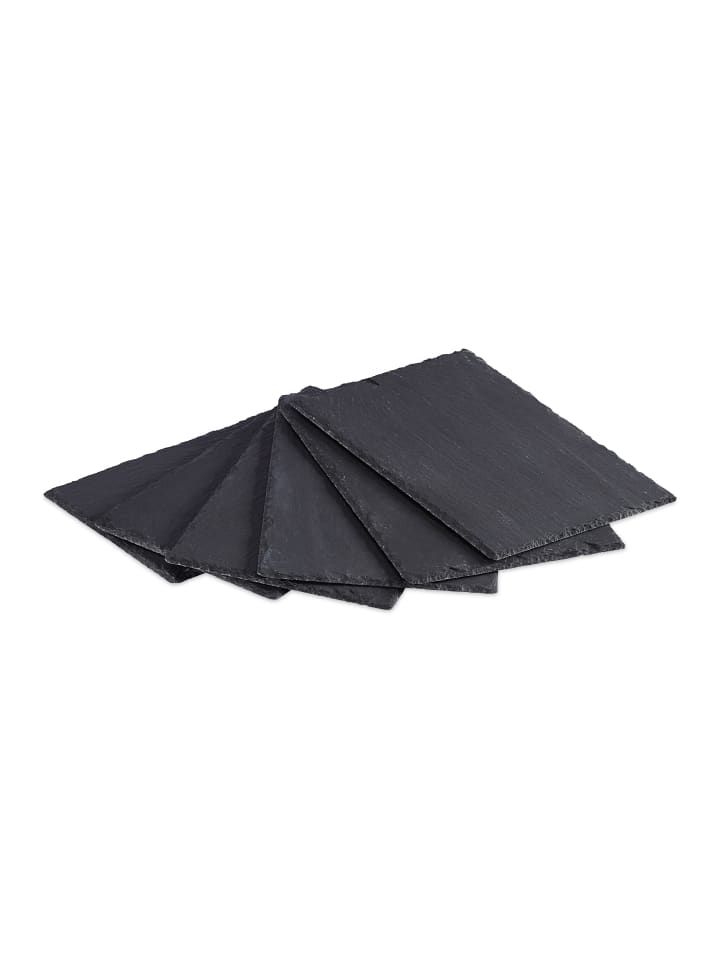 48x Schieferplatte in Anthrazit - (B)30 x(H)20 cm
