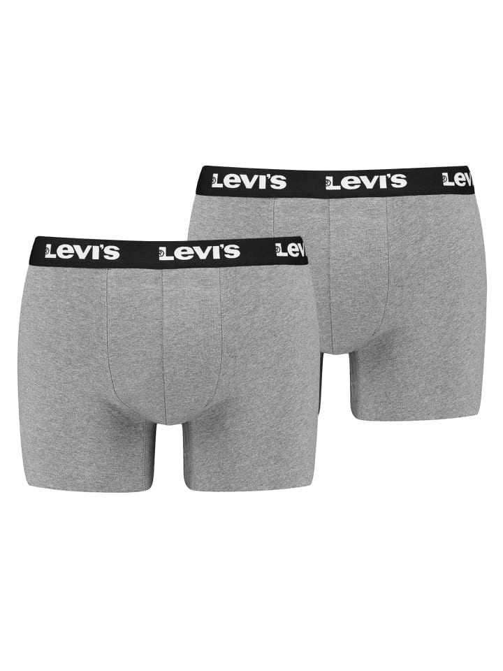 2er Pack Repeat Logo Boxer Briefs in Grau