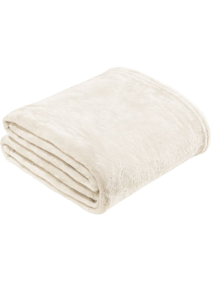 Fleece, Microfaser Wohndecke Amarillo in natur