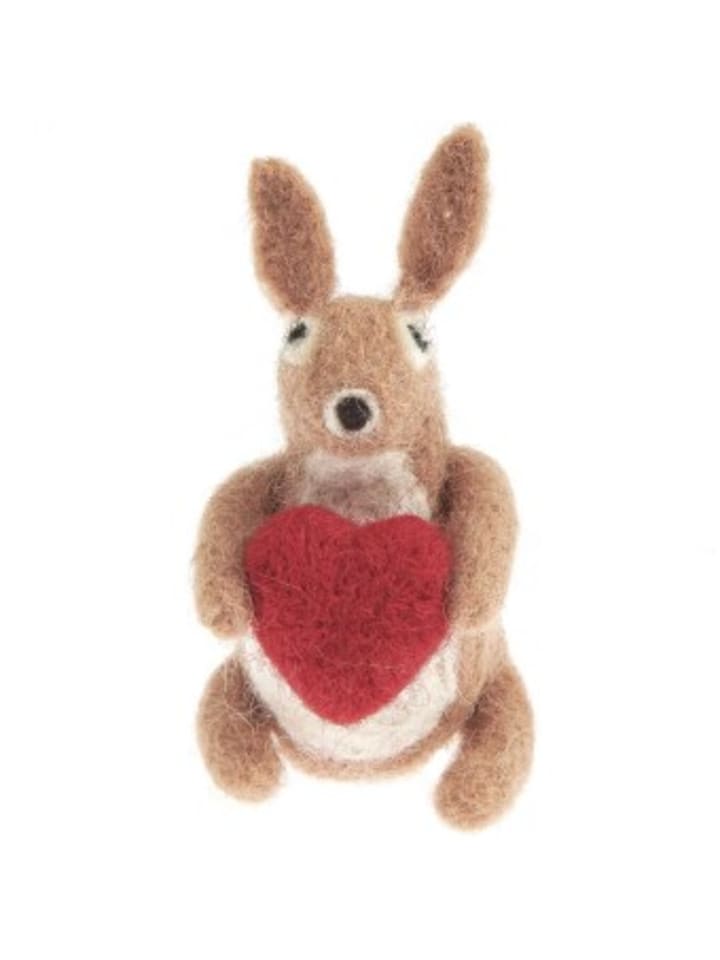 Nonbook - Hase rotes Herz, Braun