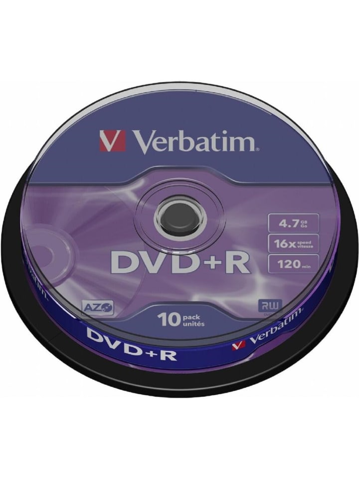 DVD+R - hochwertige Speichermedien für sichere Archivierung im Büro in Weiß