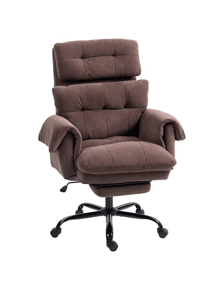 Bürostuhl in Kaffee-Braun 80L x 77B x 116H cm