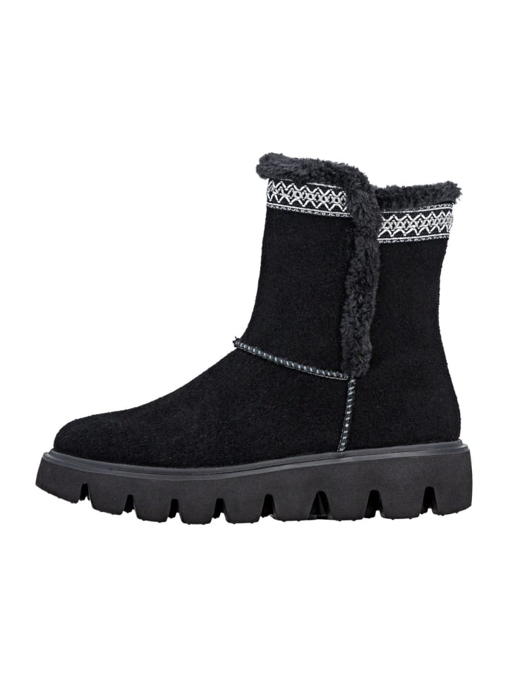 Winterstiefel W2075 in schwarz