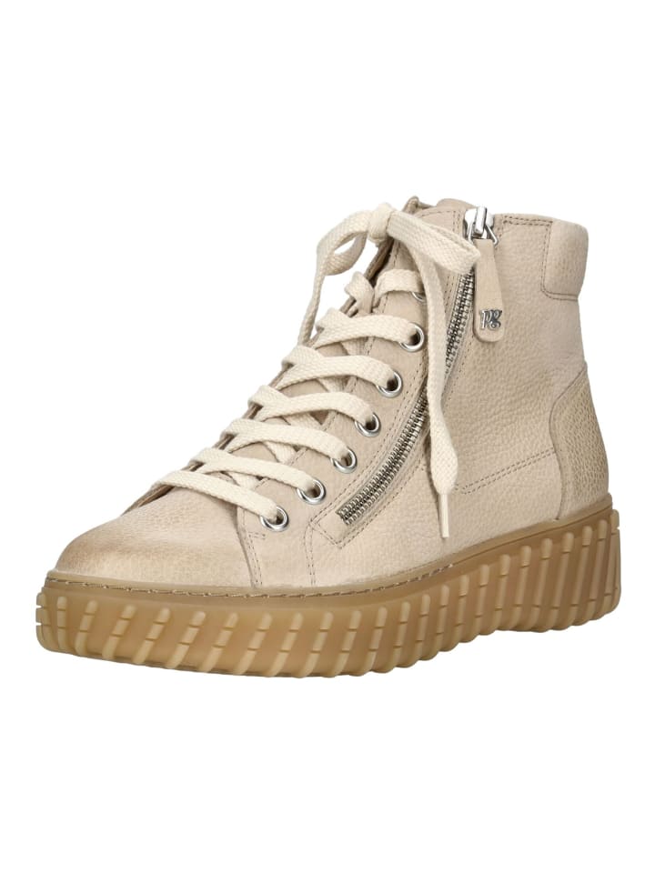 Stiefelette Beige