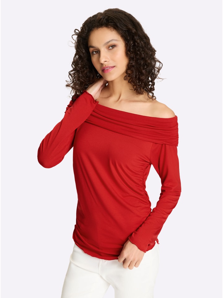 Shirt in erdbeere