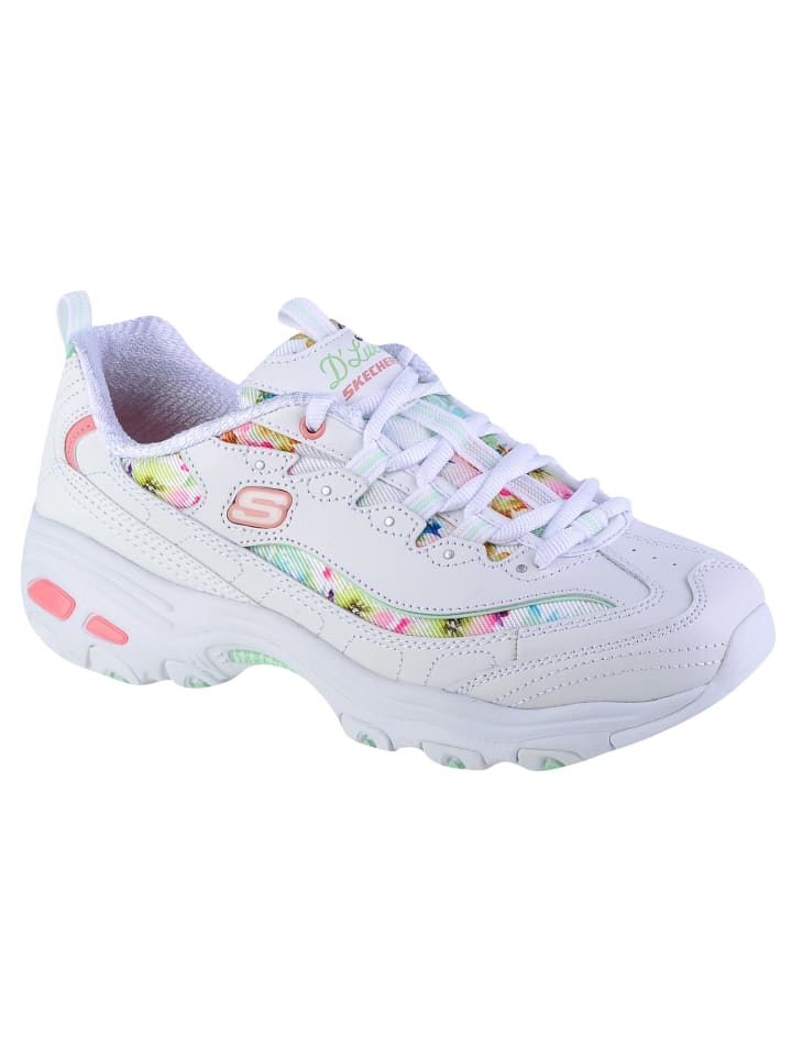 Skechers D'Lites-Blooming Fields in Weiß