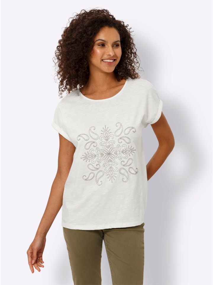 Shirt in ecru
