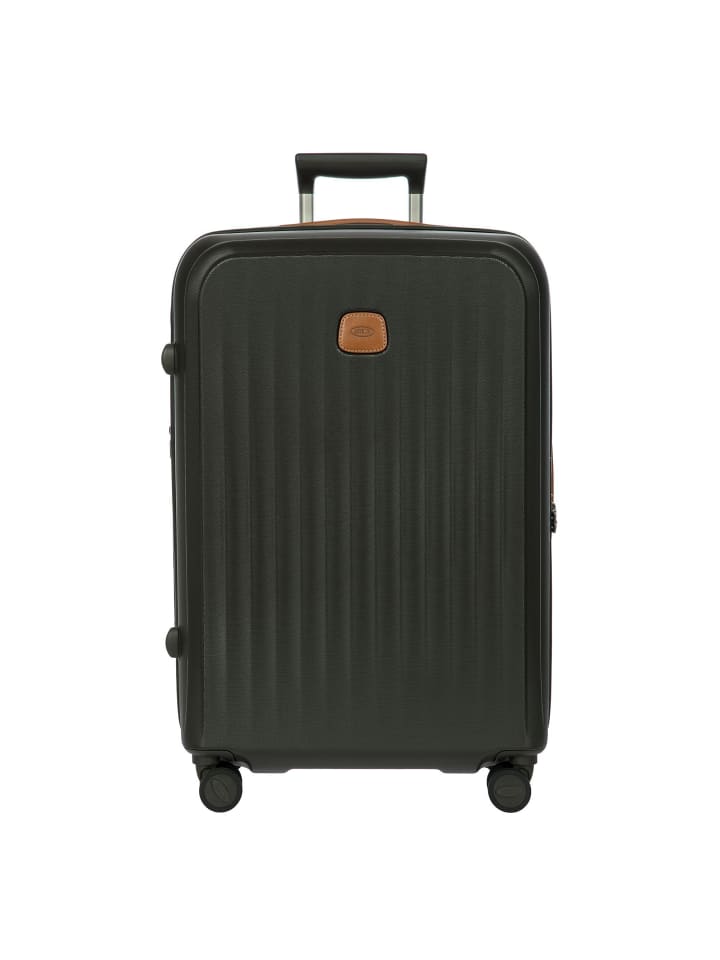 Taormina 4 Rollen Trolley M 69 cm mit Dehnfalte olive