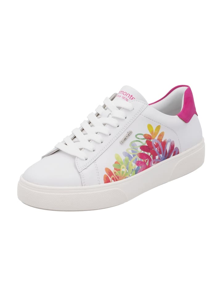 Sportliche Schnürschuhe in Weiß
