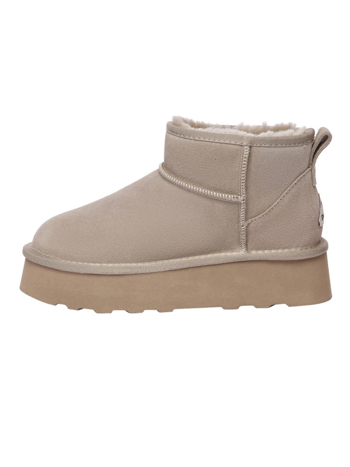 Ultra Mini Plateau Stiefel Heron in Sand