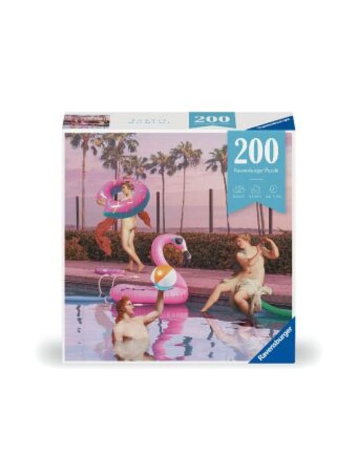 Spiel - Erwachsenenpuzzle 200 Teile - Poolparty