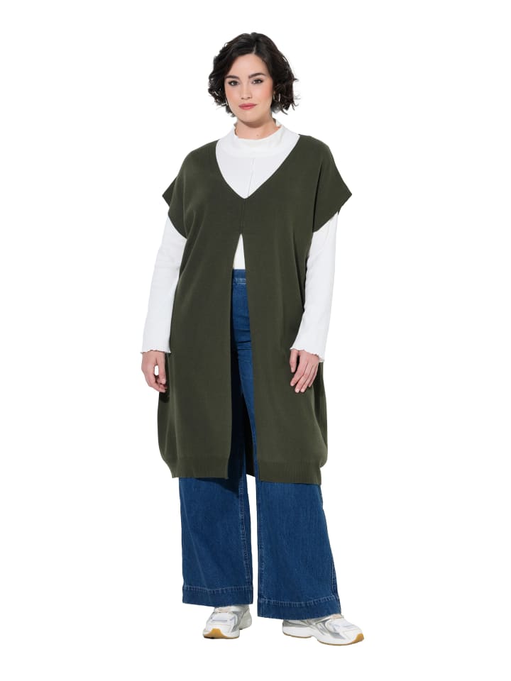 Pullover in dunkel khaki