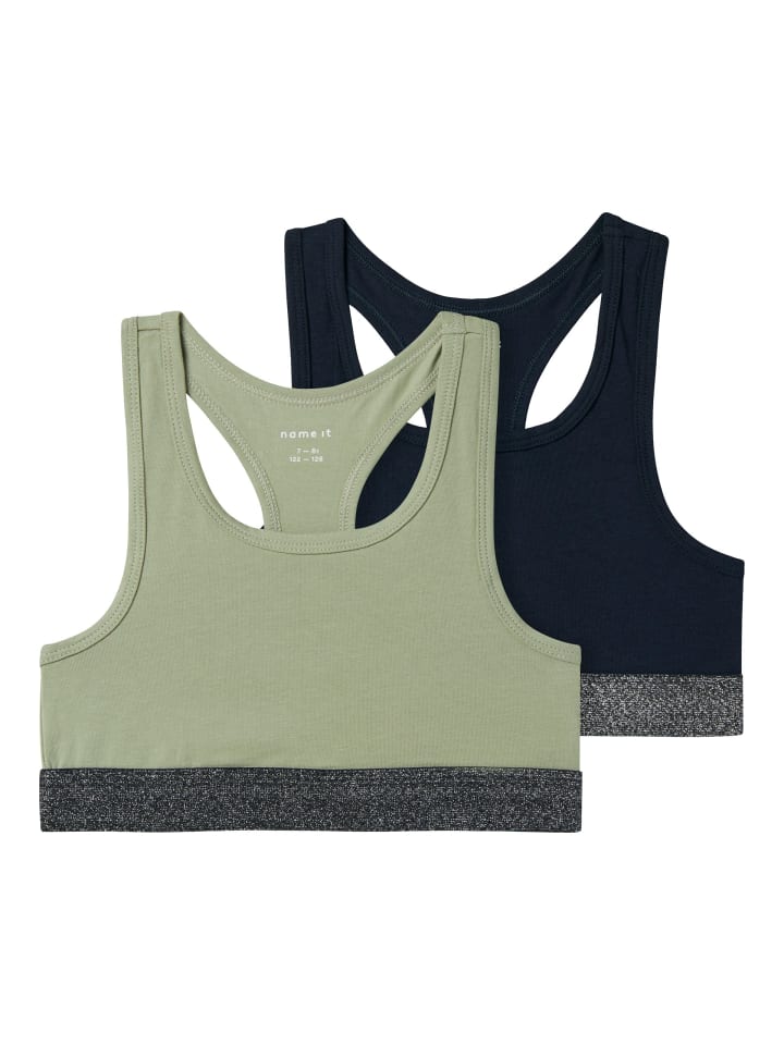 Bustier 2er Pack in seagrass