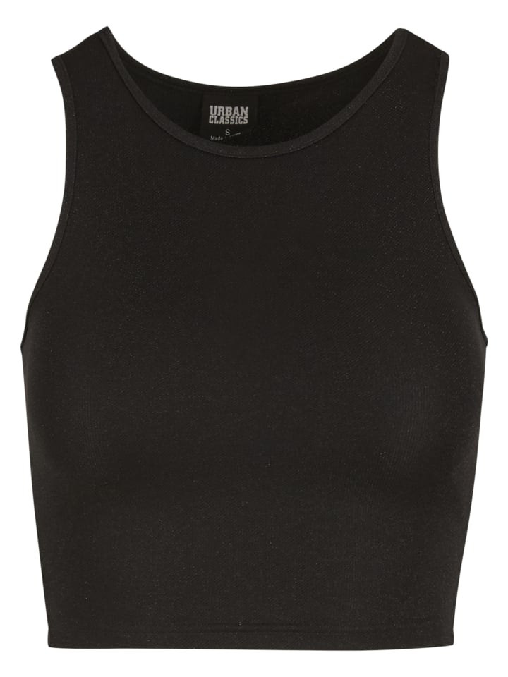 Cropped Tee in black