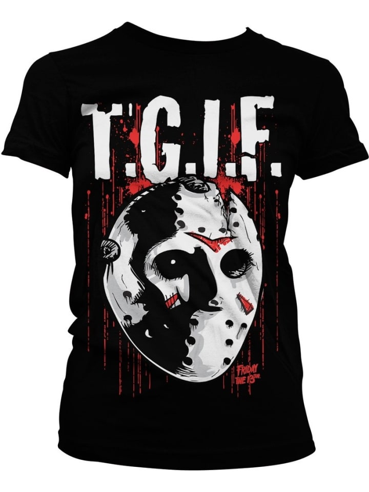Shirt in Schwarz